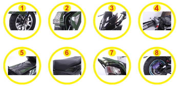 Chi tiết Xe máy điện Seeyes S188X